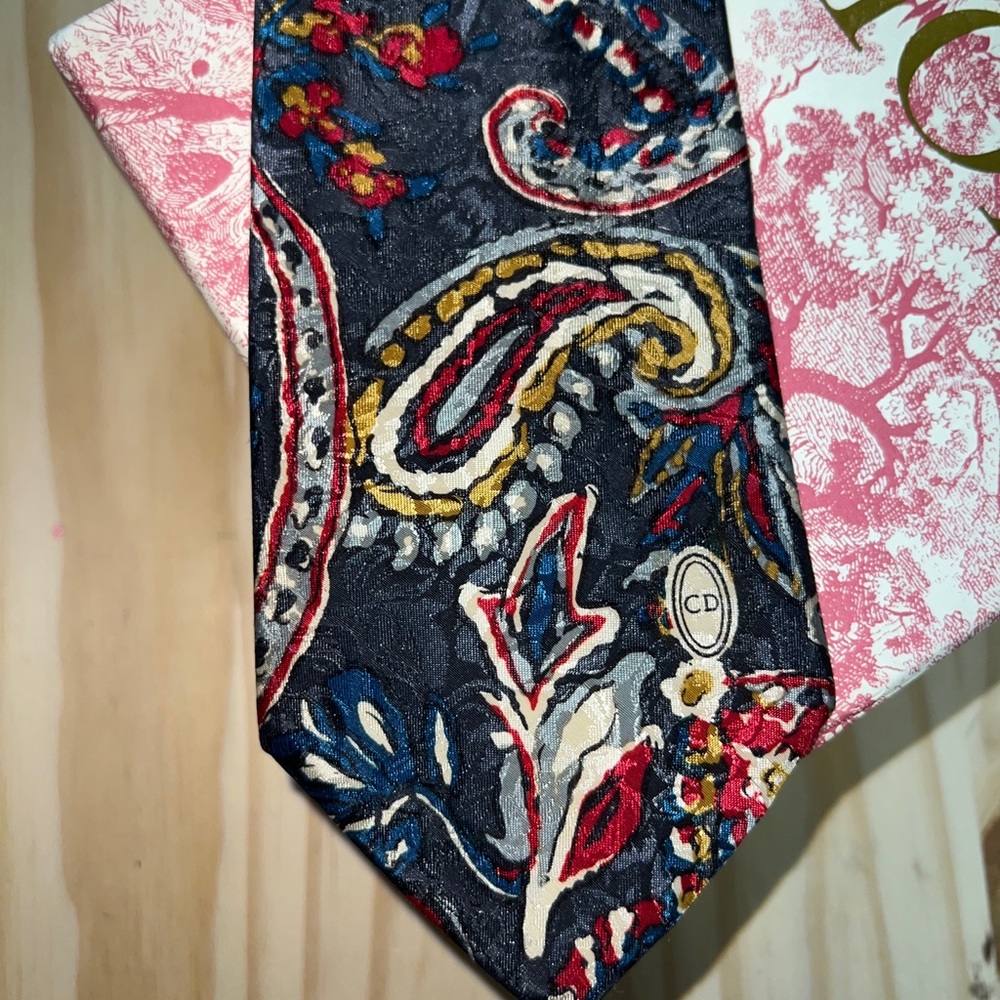 Christian DIOR VINTAGE Tie! - Picture 3 of 8